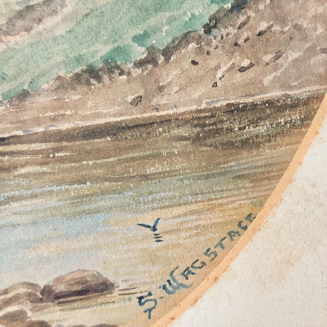 Samuel Wagstaff, Bradford, 1898, Watercolor, Framed For Sale - Image 4 of 5