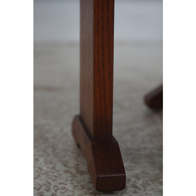 Brown Stickley Mission Oak Octagonal End Table For Sale - Image 8 of 12