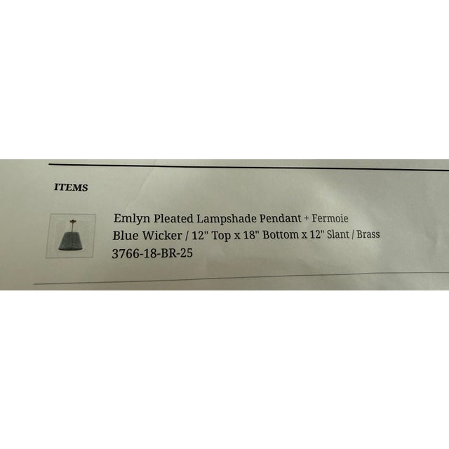 Newport Lamp & Shade Company Emlyn Pendant For Sale - Image 12 of 12