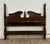 This is a gorgeous vintage Traditional Queen sized Drexel Heritage cherry low poster pediment bed 124-588-1 887. No rails...