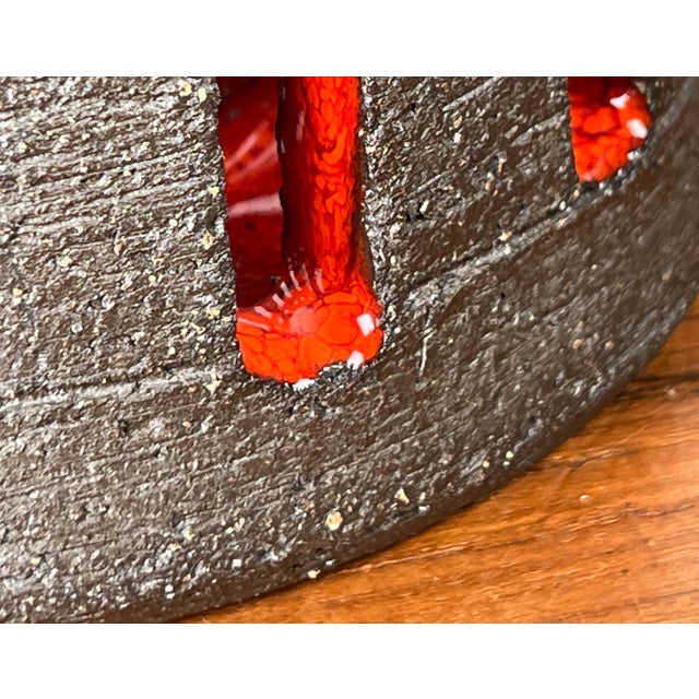 Ceramic Mid-Century Modern Danish Studio Pottery Candleholder from Lovemose, 1960s For Sale - Image 7 of 18