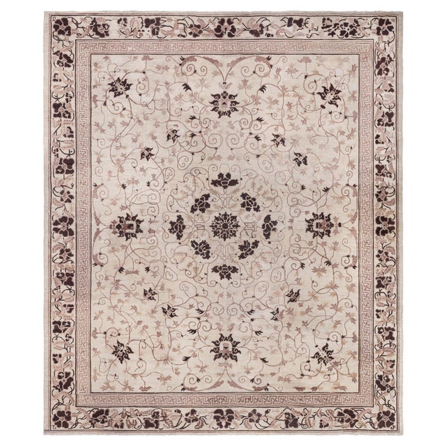 Authentic 19th Century Chinese Carpet Doris Leslie Blau For Sale