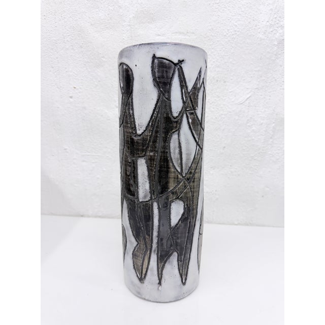 French Studio Ceramic Vase by Jacques Pouchain for L'Atelier Dieulefit, 1960s For Sale - Image 4 of 12