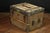 Brown Monogrammed Hat Trunk in Striped Canvas, 1920s For Sale - Image 8 of 9