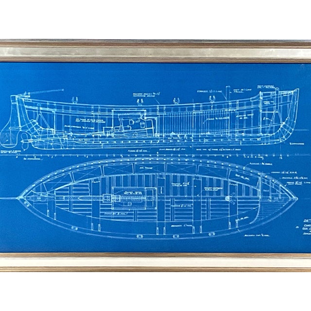 Paper Motor Lifeboat Blueprint by George Lawley Shipyard For Sale - Image 7 of 12
