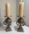 1960s Vintage Solid Bronze Candle Holders- Pair - Abel Castings - Neoclassical Empire Style For Sale - Image 5 of 11