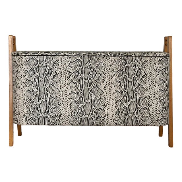 Laundry Chest in Snake Skin Look, 1966 For Sale