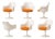 Armchairs by Eero Saarinen for Knoll, 1980s, Set of 6 For Sale