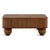English Turned Leg Open Square Transitional Coffee Table For Sale - Image 3 of 5