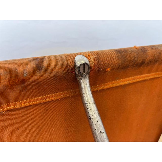 Metal Bauhaus Tubular Chrome Steel Stool from Eisengarn, 1930 For Sale - Image 7 of 11