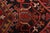 Red Heriz Rug 9'9'' X 12'6'' Red Wool Vintage Tribal Hand-Knotted Oriental Carpet For Sale - Image 8 of 15
