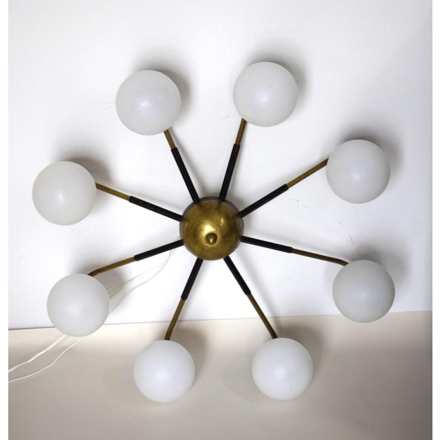 Italian Sputnik Chandelier with Adjustable Arms from Stilnovo, 1950s For Sale - Image 12 of 17