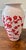 1940s 1940s ‘ Birds and Cherry’ Blossom Milk Glass Vase For Sale - Image 5 of 11
