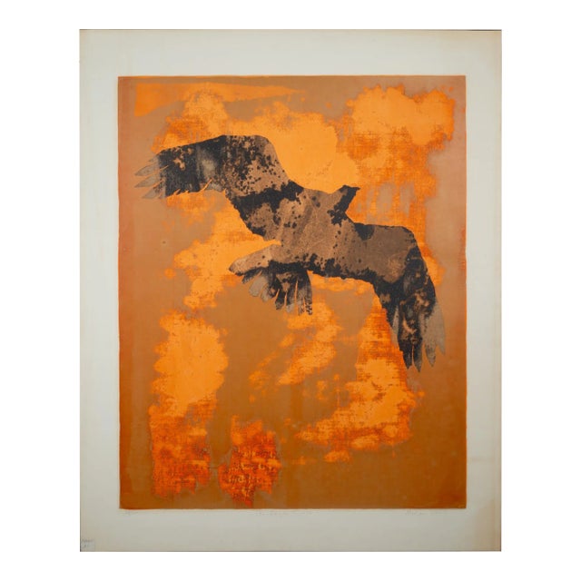 Merle Izard, the Eagle Cries, Limited Edition, Serigraph, Signed For Sale