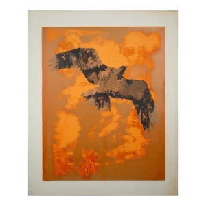 Merle Izard, the Eagle Cries, Limited Edition, Serigraph, Signed