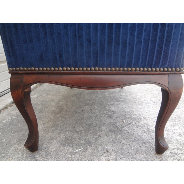 Wood Late 19th Century French Louis XV-XVI Style Walnut Marquises - a Pair For Sale - Image 7 of 12