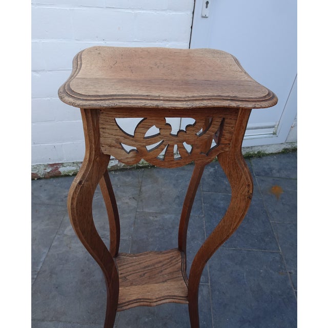 Art Nouveau Pedestal Table, 1890s For Sale - Image 4 of 10
