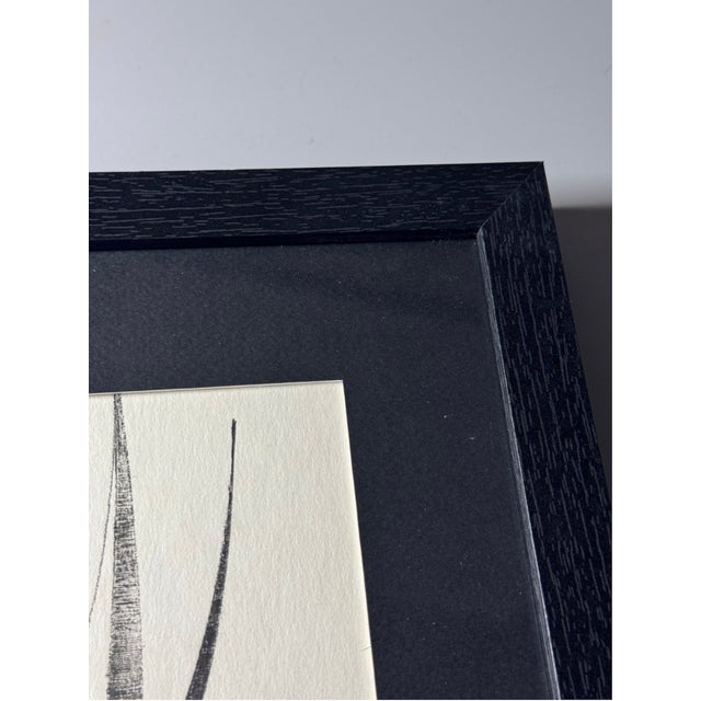 Black Eugène Eechaut, Composition, Original Ink Drawing, 1969, Framed For Sale - Image 8 of 13