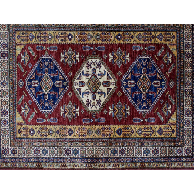 Super Khotan Ghanzi Wool Rug - 5' X 6'3" For Sale - Image 4 of 8