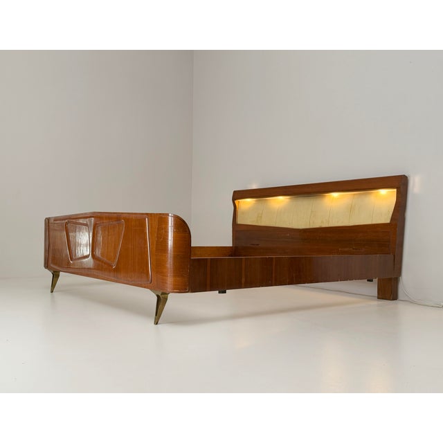 Mid-Century Modern Double Bed by Vittorio Dassi, 1950s For Sale - Image 3 of 9