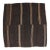 Vintage Dark Brown Modern Kilim Rug - 8`0″ X 8`4″ For Sale