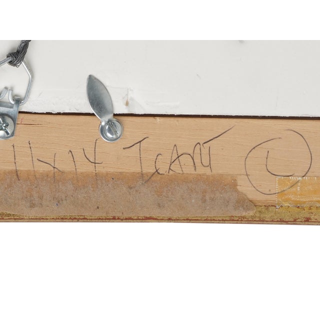 Paper Louis Icart “In Thought” Colored Etching For Sale - Image 7 of 7