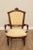 Victorian Antique Victorian His & Hers Walnut Armchairs - A Pair For Sale - Image 3 of 13
