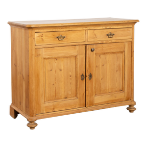 19th Century Danish Pine Sideboard Cabinet