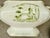 Soup tureen and lid in ‘Borgo Antico’ by Vietri of Italy, olive green landscapes with buildings hand painted an off white...