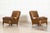 1920s 20th Century English Sprung Leather Armchairs, 1920, Set of 2 For Sale - Image 5 of 11