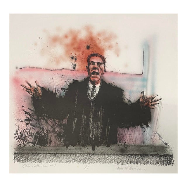 David Cochran Rain Dance Lithograph For Sale