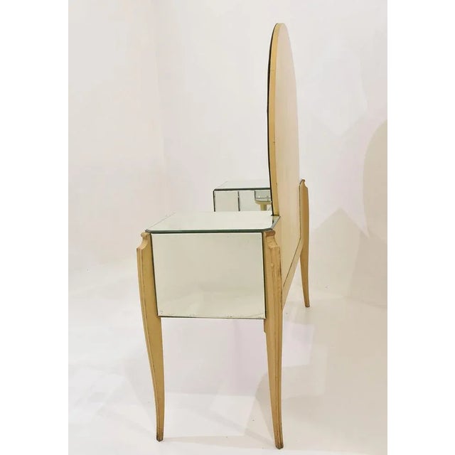 Large French Coiffeuse Glass Dressing Table for Ledies, 1950s For Sale - Image 10 of 12