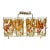 Mid 20th Century Hollywood Regency Boho Chic Atomic Butterfly Tumbler Glassware Set - 9 Piece Set For Sale