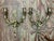 Vintage French Rococo Style Metal Wall Candle Sconces - Pair For Sale - Image 10 of 16