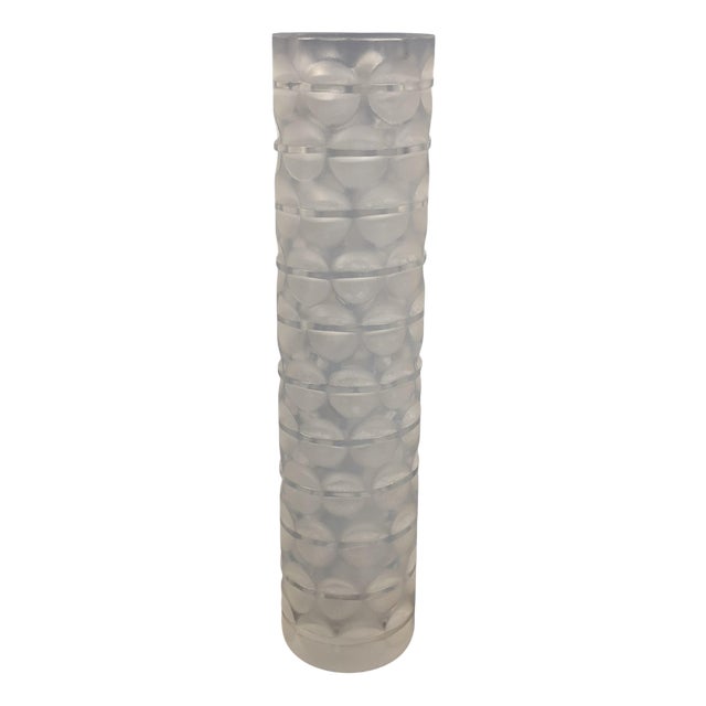 Crystal Column Vase from Peill & Putzler, 1970s For Sale