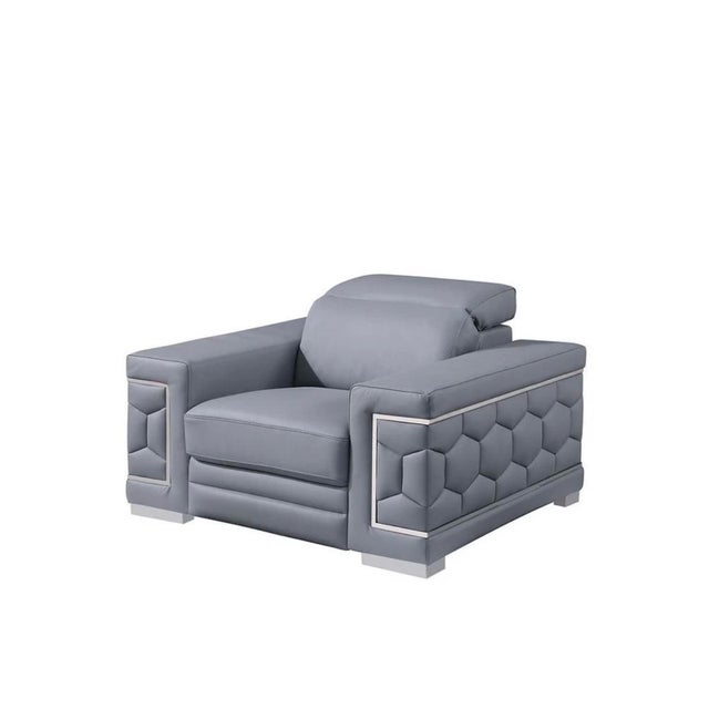 Early 21st Century Favo Light Blue 3-Piece Leather Match Living Room Set For Sale - Image 5 of 5