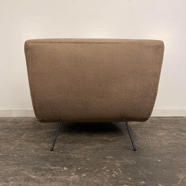 Metal Authentic Adrian Pearsall Wave Chaise for Craft Associates With Iron Legs For Sale - Image 7 of 11