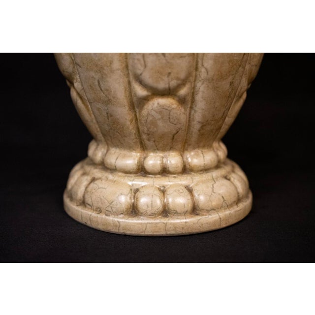Ivory Large Vintage Baluster Vase, 1920 For Sale - Image 8 of 10