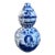Chinese Blue & White Double Gourd Porcelain Vase For Sale