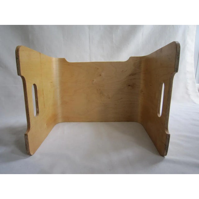 Beige Mid Century Bentwood Side Table, Plycraft Style For Sale - Image 8 of 9