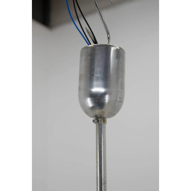 Metal Bauhaus Chandelier by Franta Anyz, 1930s For Sale - Image 7 of 8