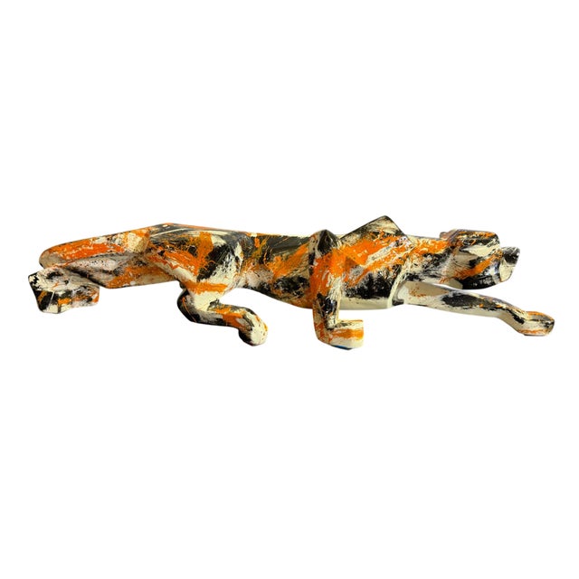 Silvio Formichetti, Panther Sculpture, 21st Century, Resin For Sale - Image 10 of 10