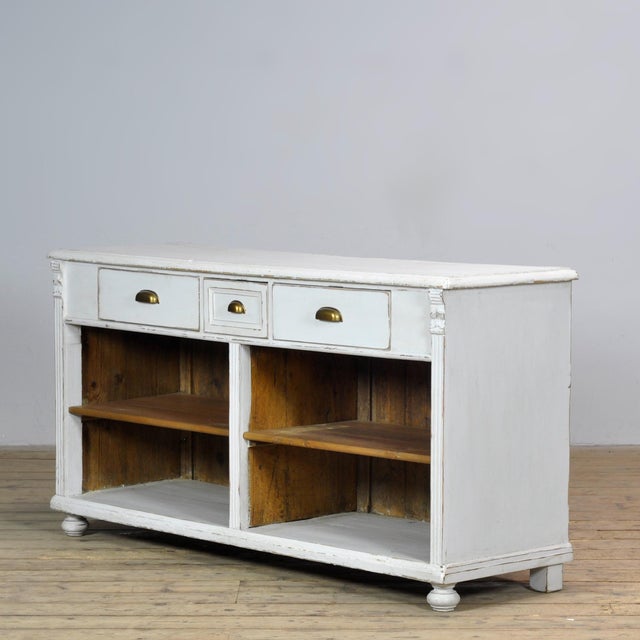 Rustic White Pine Counter, 1900 For Sale - Image 12 of 12