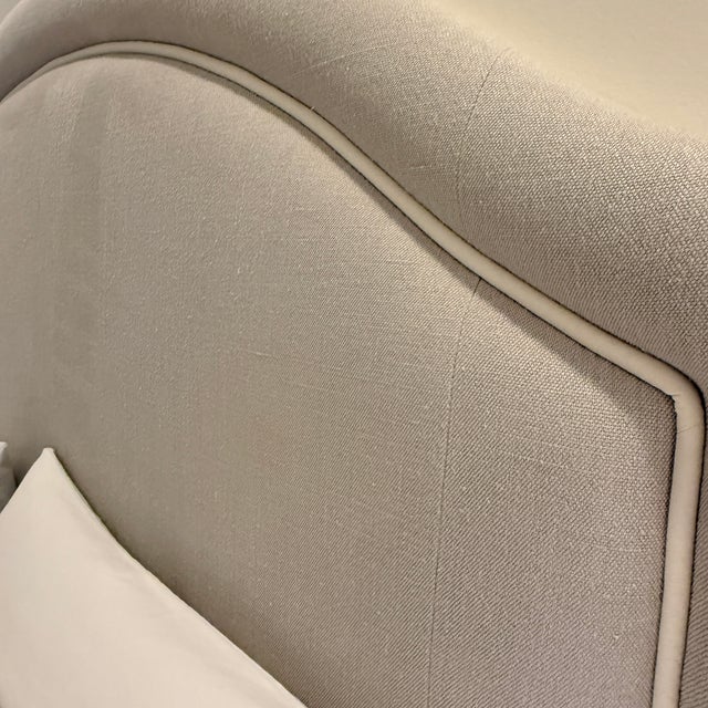 King Size Rogers & Goffigon Fully Upholstered Bed For Sale - Image 12 of 15