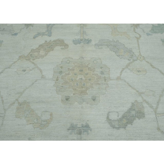 Turkish Oushak Rug 10'2" x 14'1" #18960 For Sale In Houston - Image 6 of 8