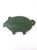 This antique primitive pig kitchen board features a charming hand-cut silhouette and a beautifully worn green painted...