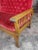1900 - 1909 1900s Vintage American Oak Antique Morris Settee With Red Velvet Cushions For Sale - Image 5 of 8