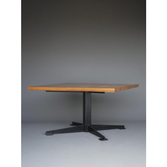 Modern Brutalist Dining Table with Cherry Top by Wim den Boon, 1961 For Sale - Image 3 of 18