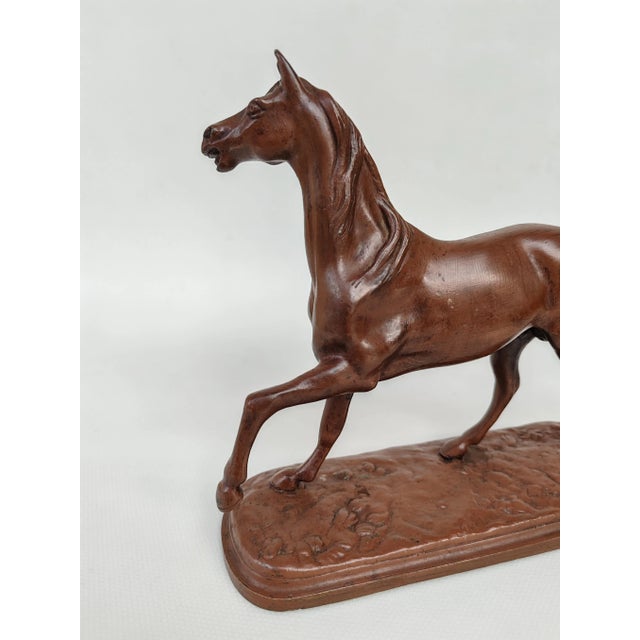 Bronze Horse after Mène, 20th Century For Sale - Image 6 of 8