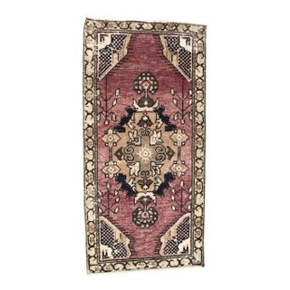 1960s Turkish Handknotted Tribal Rug For Sale